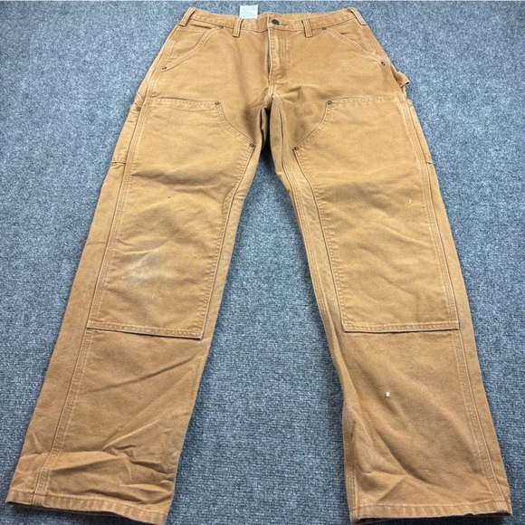 Carhartt Other - CARHARTT Men’s Original Dungaree Fit Camel Color Double Knee Work Pants sz 30x30